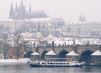 Cruise in Winter Prague